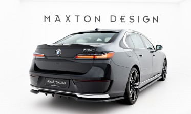 Тюнинговый диффузор (накладка) на задний бампер BMW 7 G70 Maxton-design фото