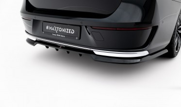 Тюнинговый диффузор (накладка) на задний бампер BMW 7 G70 Maxton-design фото