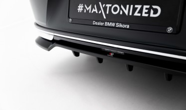 Тюнинговый диффузор (накладка) на задний бампер BMW 7 G70 Maxton-design фото