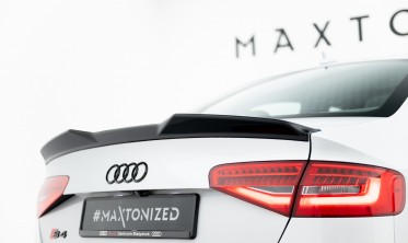 Тюнинговый 3D спойлер на крышку багажника Audi S4 B8 Sedan 2012-2015 фото