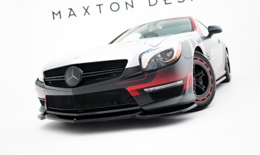 Нижний диффузор (накладка) на передний бампер Mercedes-Benz SL 63 AMG R231 вар. 2 фото