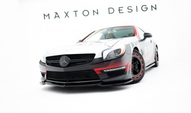 Нижний диффузор (накладка) на передний бампер Mercedes-Benz SL 63 AMG R231 вар. 2 фото