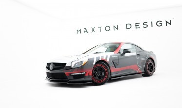 Нижний диффузор (накладка) на передний бампер Mercedes-Benz SL 63 AMG R231 вар. 2 фото