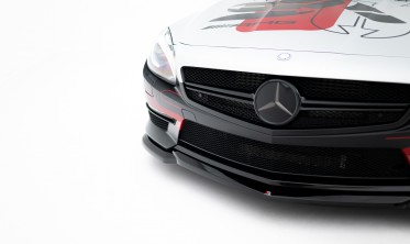 Нижний диффузор (накладка) на передний бампер Mercedes-Benz SL 63 AMG R231 вар. 2 фото
