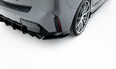 Боковые накладки (элероны) на задний бампер BMW M135i F70 Street Pro вар. 1 фото