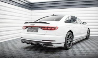 Тюнинговый диффузор (накладка) на задний бампер Audi A8 D5 S-Line Maxton-design фото
