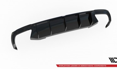 Диффузор заднего бампера SKODA OCTAVIA RS MK3 / MK3 FL глянцевый фото
