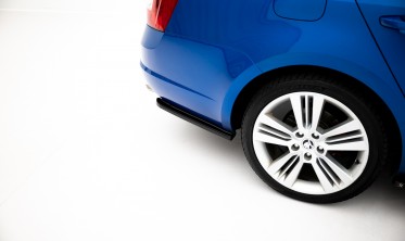 Боковые накладки заднего бампера Splitters Skoda Octavia 3 версия RS дорестайл/рестайл фото