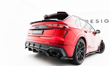 Спойлер-кап Audi Q8 / RSQ8 / SQ8 / Q8 S-Line Mk1 нижній, глянець фото