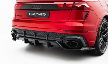 Тюнинг диффузор на задний бампер Audi RSQ8 Mk1 рестайл Maxton design фото