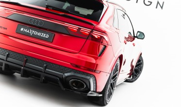 Тюнинг диффузор на задний бампер Audi RSQ8 Mk1 рестайл Maxton design фото