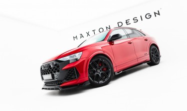 Тюнінг накладки (леза) на бокові пороги Audi RSQ8 Mk1 2023- Maxton фото