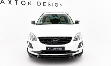 Нижній дифузор (накладка) на передній бампер Volvo XC60 Mk1 2013-2017 фото