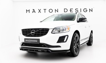Нижній дифузор (накладка) на передній бампер Volvo XC60 Mk1 2013-2017 фото
