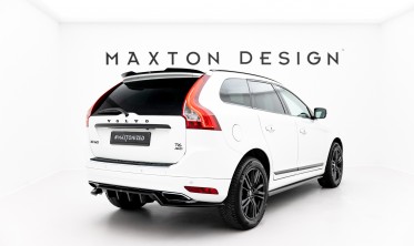 Тюнінг дифузор (накладка) на задній бампер Volvo XC60 Mk1 2013-2017 Maxton design фото