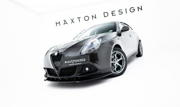 Тюнинг накладка (юбка) на передний бампер Alfa Romeo Giulietta Zender Maxton design фото