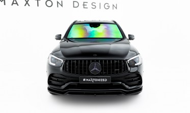 Накладка переднего бампера Mercedes GLC Coupe C253 / SUV X253 AMG-line рестайл фото