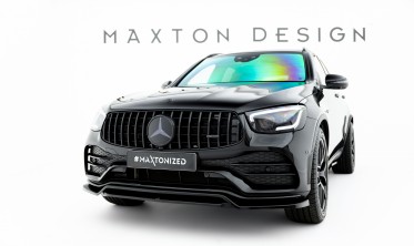 Накладка переднего бампера Mercedes GLC Coupe C253 / SUV X253 AMG-line рестайл фото