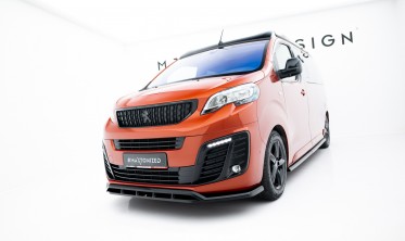 Тюнинговая накладка (юбка) на передний бампер Citroen Jumpy Mk3 / Peugeot Expert Mk3 фото