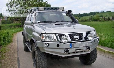 Силовий передній бампер NISSAN PATROL gu4 фото