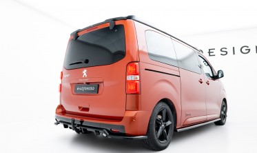 Тюнинг диффузор (накладка) на задний бампер Peugeot Expert Mk3 фото