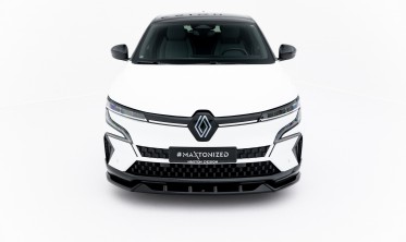 Тюнинг накладка (юбка) на передний бампер Renault Megane E-Tech Electric Mk1 Maxton фото