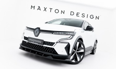 Тюнинг накладка (юбка) на передний бампер Renault Megane E-Tech Electric Mk1 Maxton фото