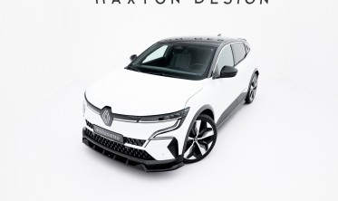 Тюнинг накладка (юбка) на передний бампер Renault Megane E-Tech Electric Mk1 Maxton фото