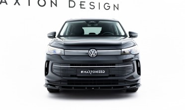 Тюнінг накладка (губа) на передній бампер Volkswagen Tiguan Mk3 вар. 1 фото
