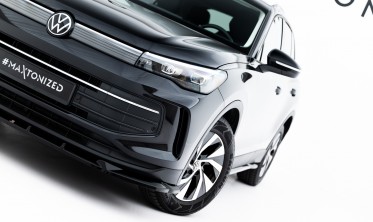 Тюнінг накладка (губа) на передній бампер Volkswagen Tiguan Mk3 вар. 1 фото