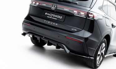 Тюнінг дифузор (накладка) на задній бампер VW Tiguan Mk3 фото