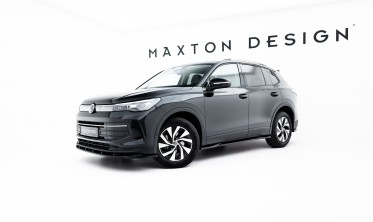 Нижні тюнінг накладки (дифузори) на бокові пороги VW Tiguan Mk3 фото