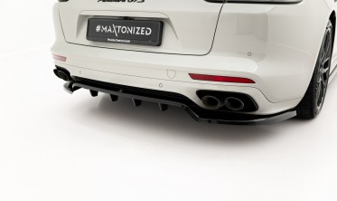 Тюнінговий дифузор на задній бампер Porsche Panamera 971 рестайлінг фото