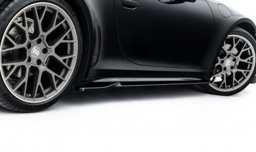 Тюнінг накладки на бокові пороги Porsche 911 Carrera Sport Design 992 вар. 1 фото