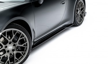 Тюнінг накладки на бокові пороги Porsche 911 Carrera Sport Design 992 вар. 1 фото