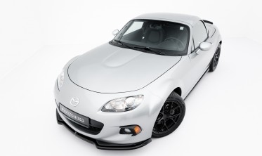 Нижний тюнинг диффузор (юбка) на передний бампер Mazda MX-5 Mk3 (NC) рестайл фото