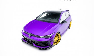 Тюнінг накладка (губа) на передній бампер VW Golf MK8 R рест. Maxton design вар. 1 фото