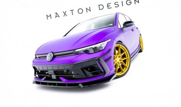 Тюнинг накладка (диффузор) на передний бампер VW Golf MK8 2024- R версия вар. 3 фото