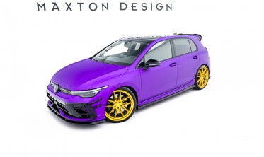 Тюнинг диффузоры (листвы) на боковые пороги VW Golf MK8 R версия вар. 5 Maxton design фото