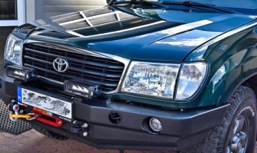 Силовой передний бампер Toyota Land Cruiser J100, 105 дорестайл фото