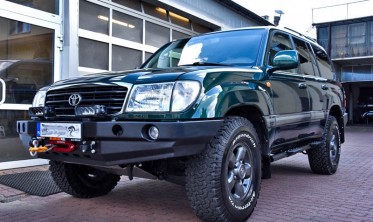 Силовой передний бампер Toyota Land Cruiser J100, 105 дорестайл фото