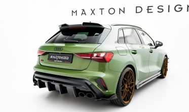 Тюнінг накладки (елерони) на край заднього бампера Audi S3 8Y рестайл Sportback вар. 4 фото