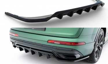 Тюнинг диффузор на задний бампер Audi Q7 Mk2 2019-2023 S-Line (Maxton-design) фото