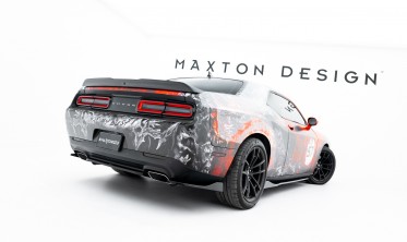 Тюнінг накладки на край заднього бампера Dodge Challenger MK3 RT рестайл фото