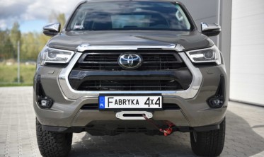 Пластина под лебедку Toyota Hilux (2020-...) фото