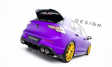 Тюнінг накладка на задній бампер VW Golf MK8 R вар. 1 фото