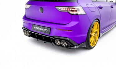 Тюнінг накладка на задній бампер VW Golf MK8 R вар. 1 фото