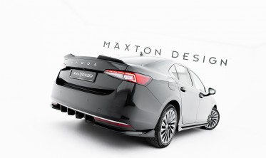 Тюнинг спойлер 3D на багажник Skoda Superb Mk4 седан фото