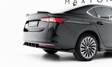 Бокові тюнінг елерони заднього бампера Skoda Superb Mk4 вар. 2 фото
