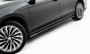 Тюнинг накладки на пороги Skoda Superb Mk4 вар. 1 фото
